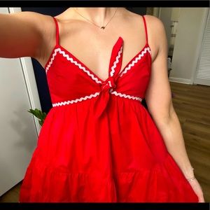 ENGLISH FACTORY RED DRESS